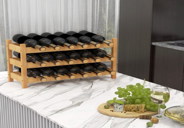 countertop liquor storage