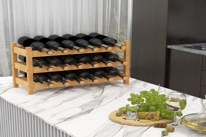 countertop liquor storage